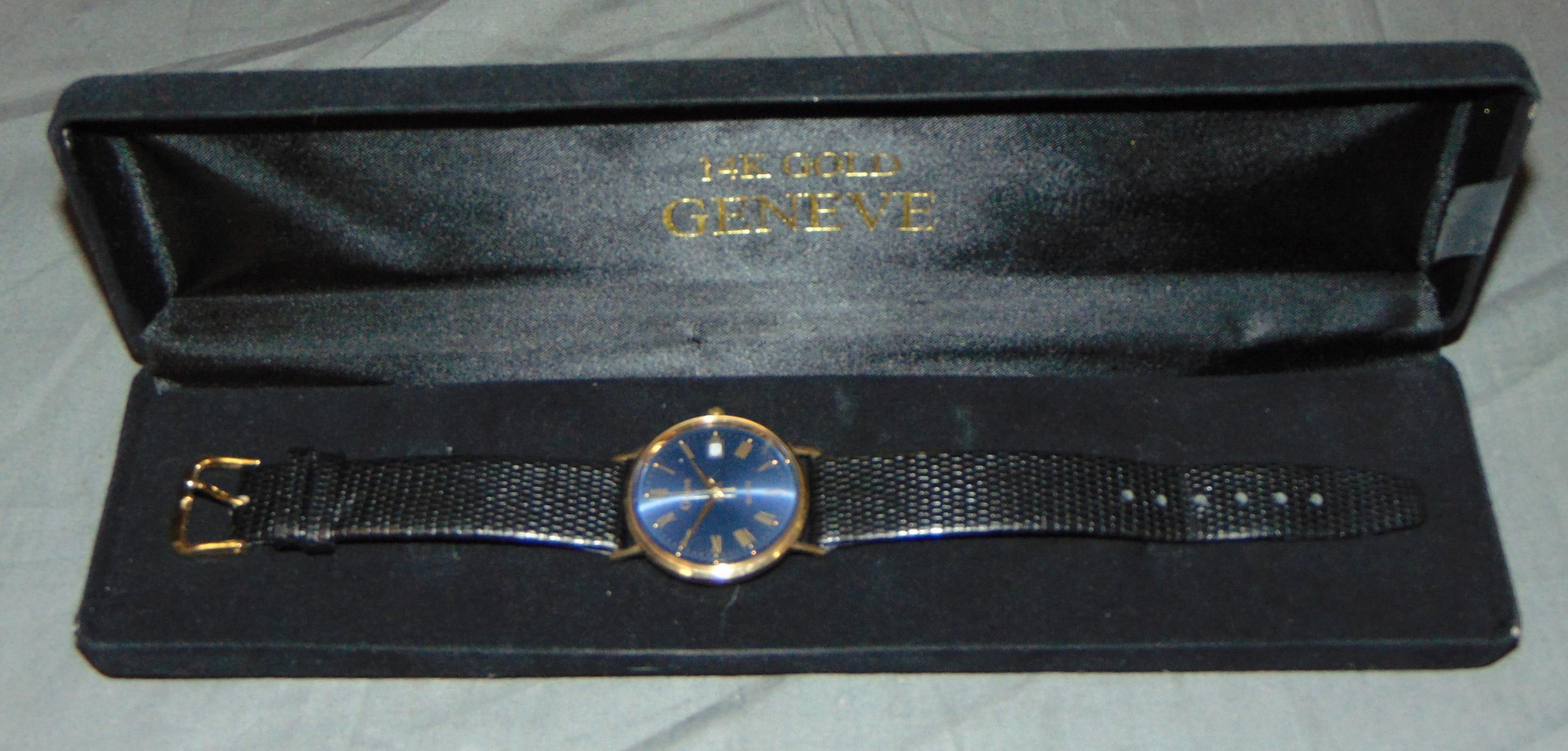 14 kt Geneve Watch.