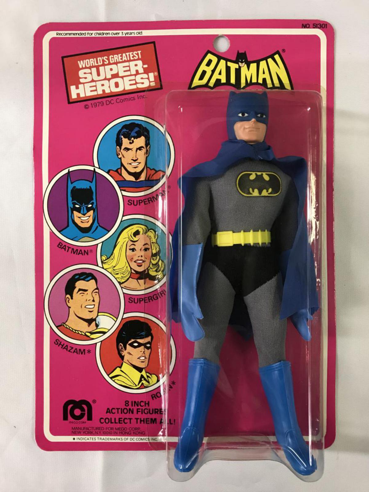 1979 Mint on Card Mego Batman WGSH Action Figure