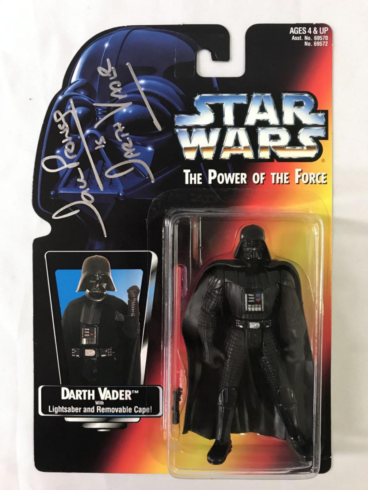 (7) Autographed Star Wars POTF Action Figures