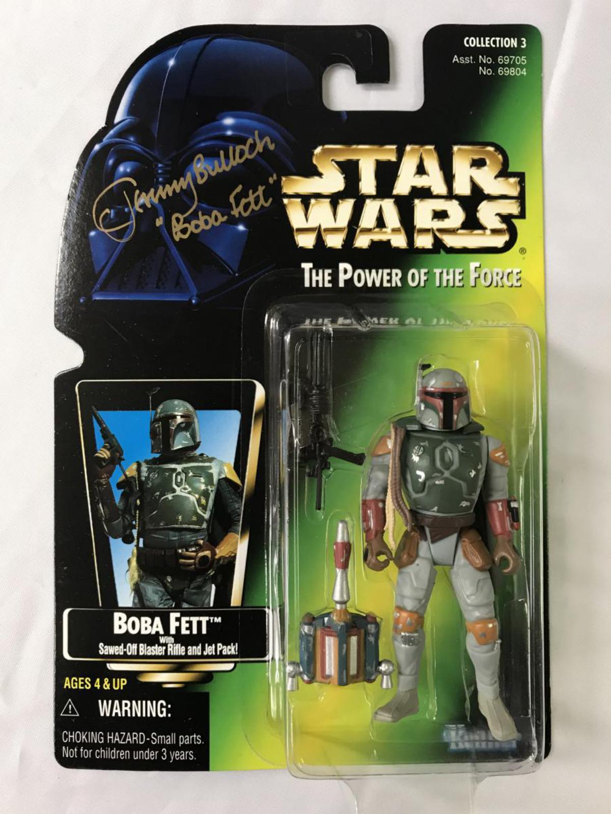 (7) Autographed Star Wars POTF Action Figures