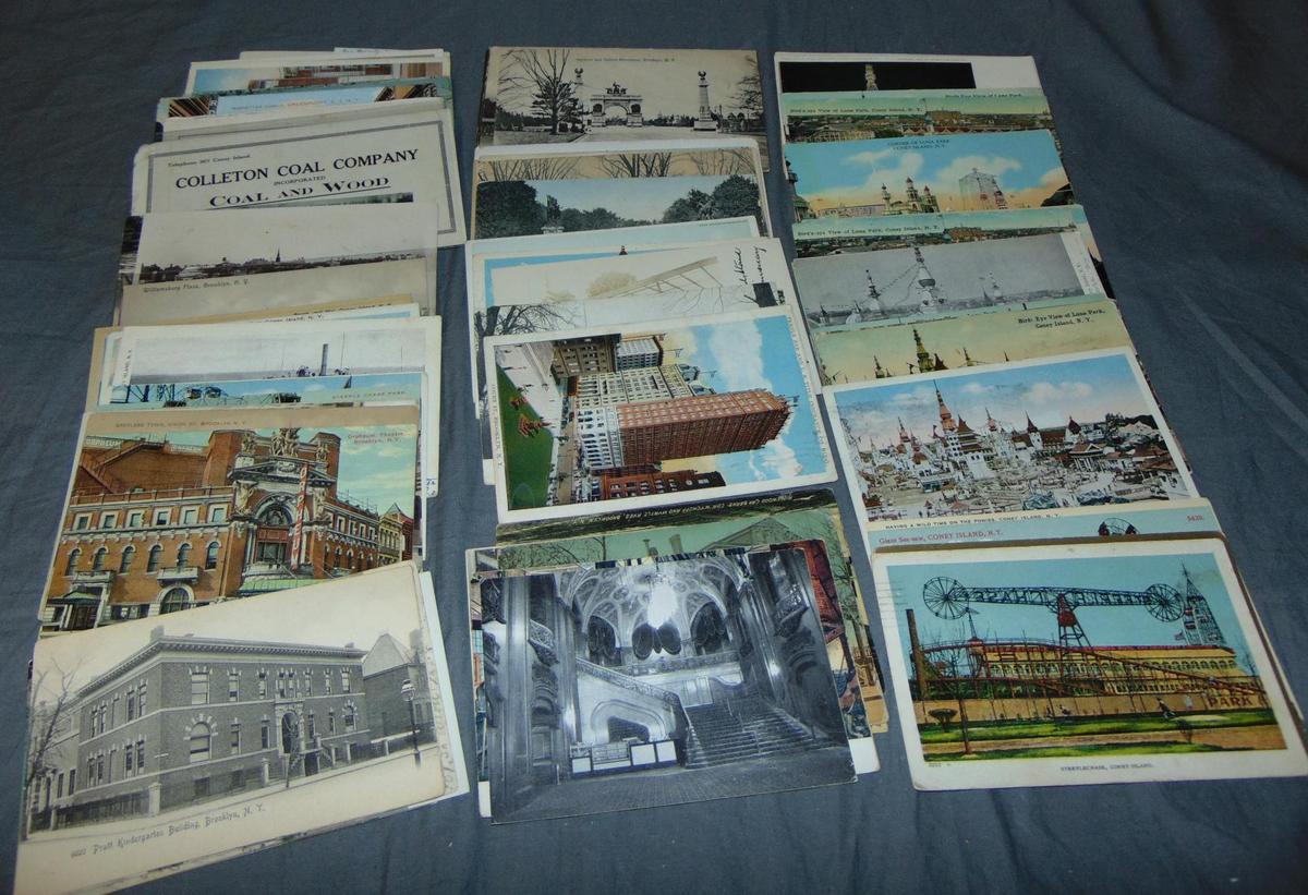 Brooklyn Post Card Lot.