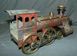 5 Tin Train Toys