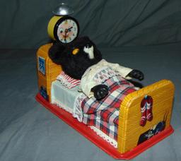 Linemar Battery Operated Sleeping Baby Bear.