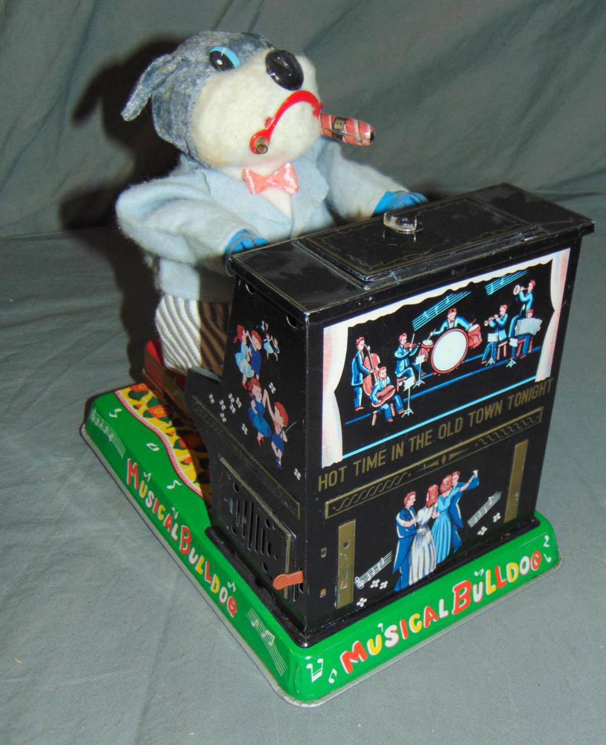 Boxed Battery Operated Musical Bulldog.