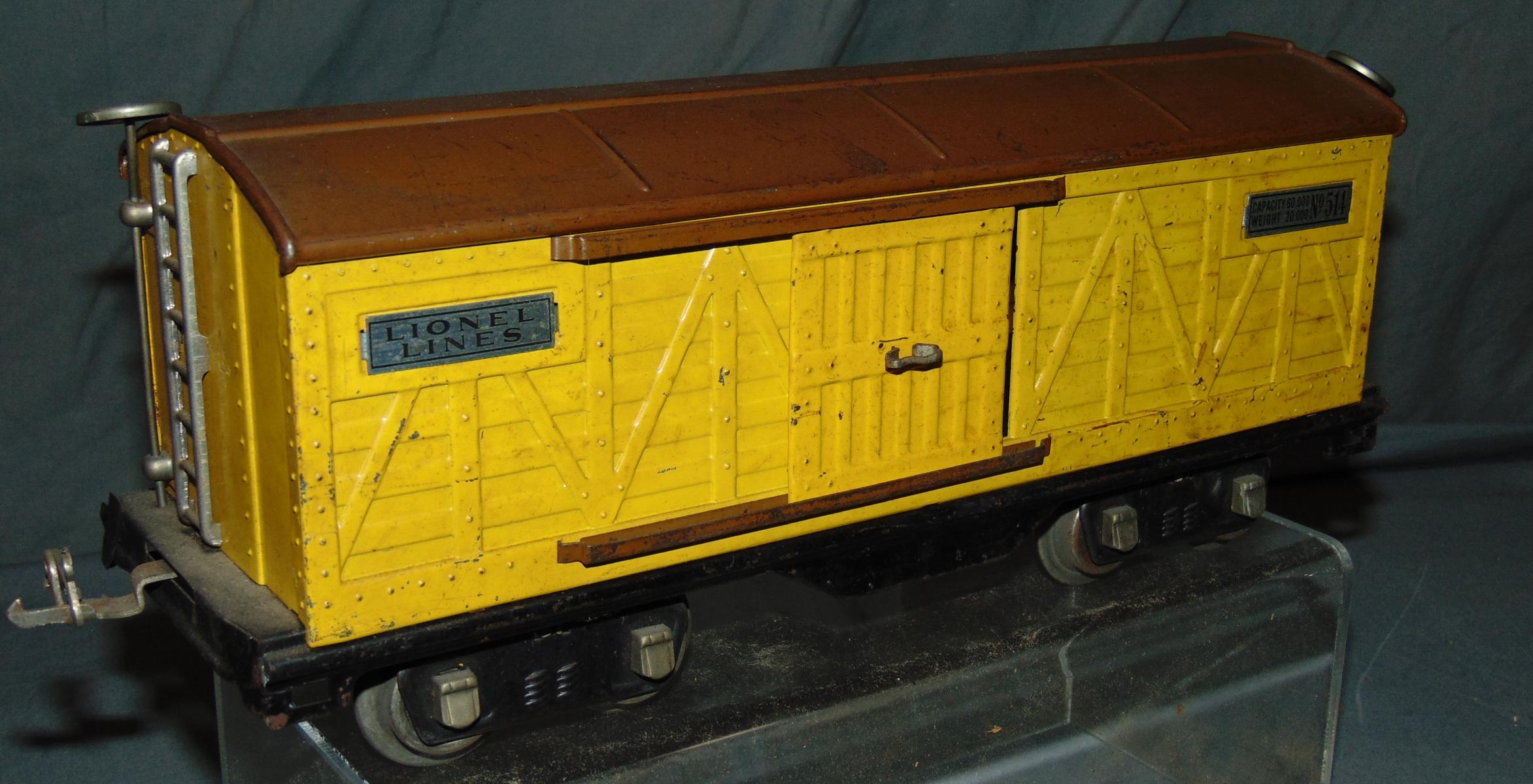 3 Late Lionel ST GA 500 Series Freight Cars