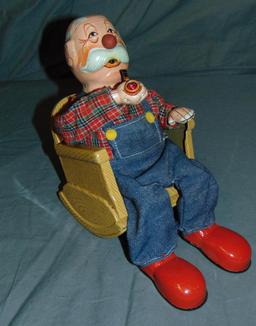 Boxed Battery Operated Smoking Grandpa