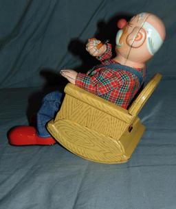 Boxed Battery Operated Smoking Grandpa