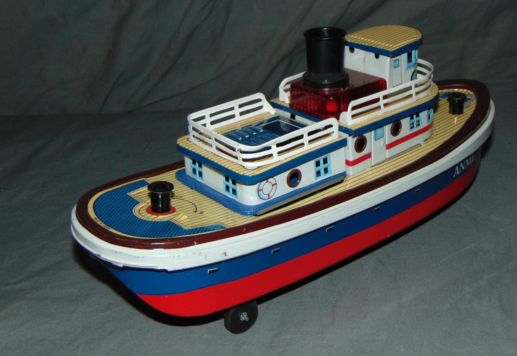 Boxed Battery Operated ANNIE Tug Boat