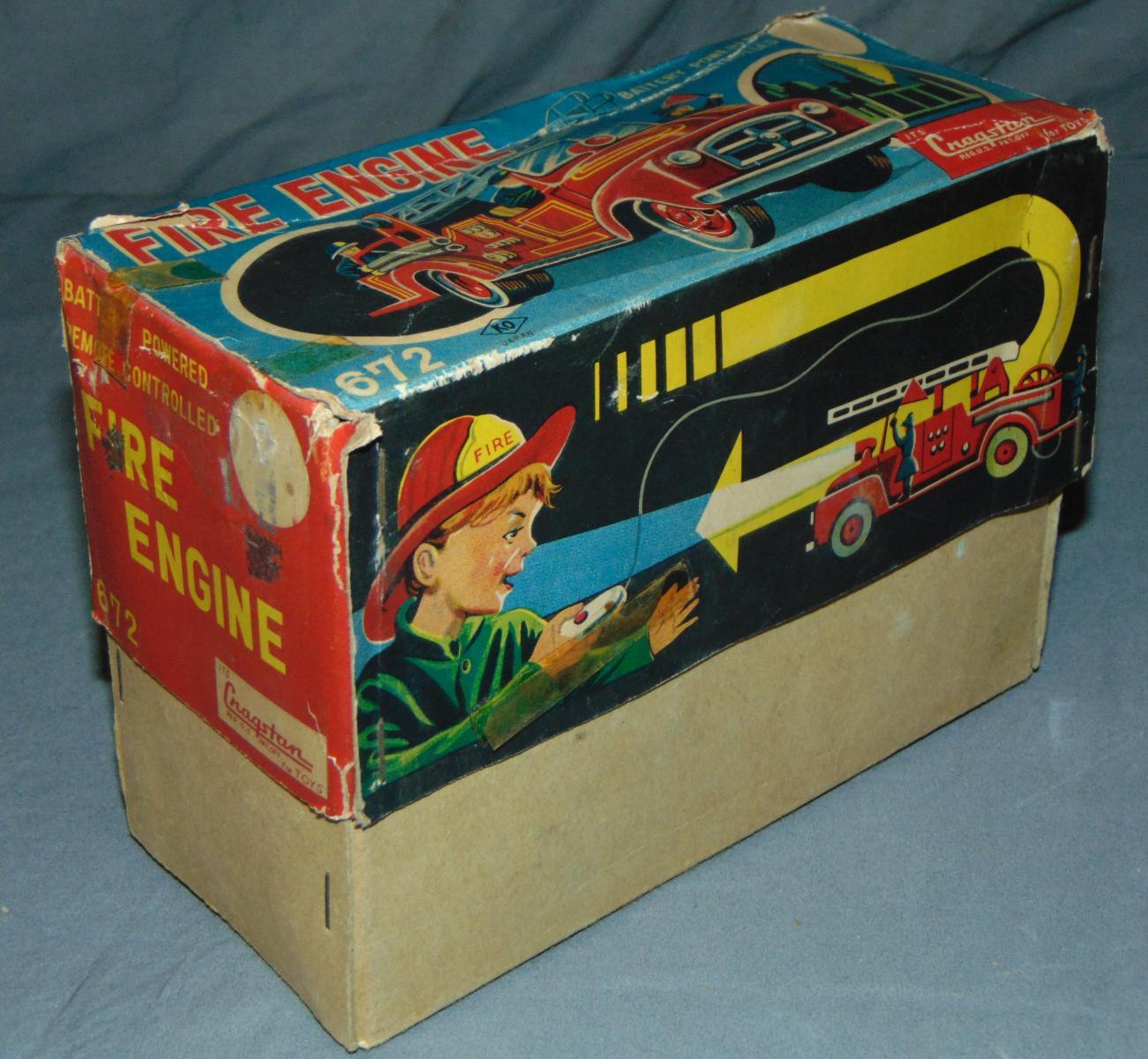 Boxed Battery Operated Cragstan Fire Engine