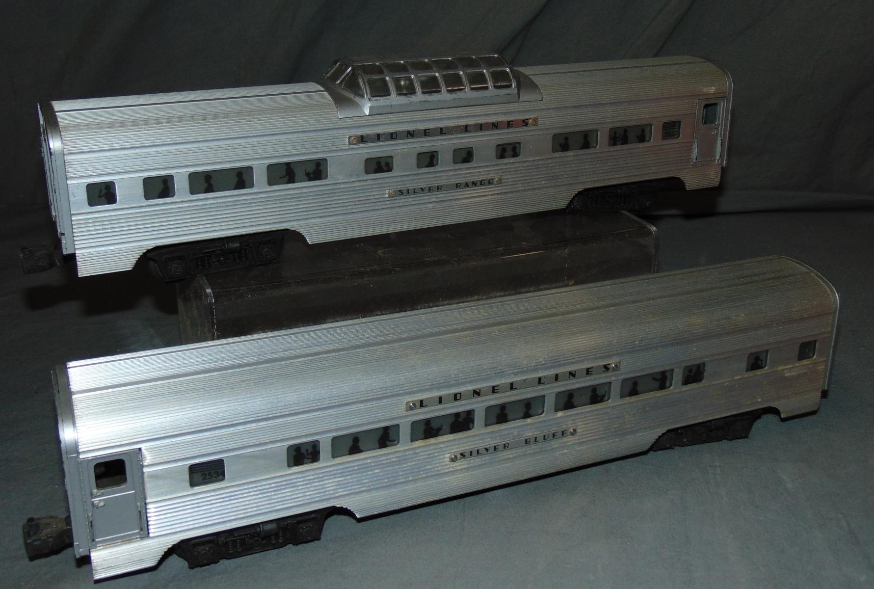 4 Boxed Lionel Passenger Cars