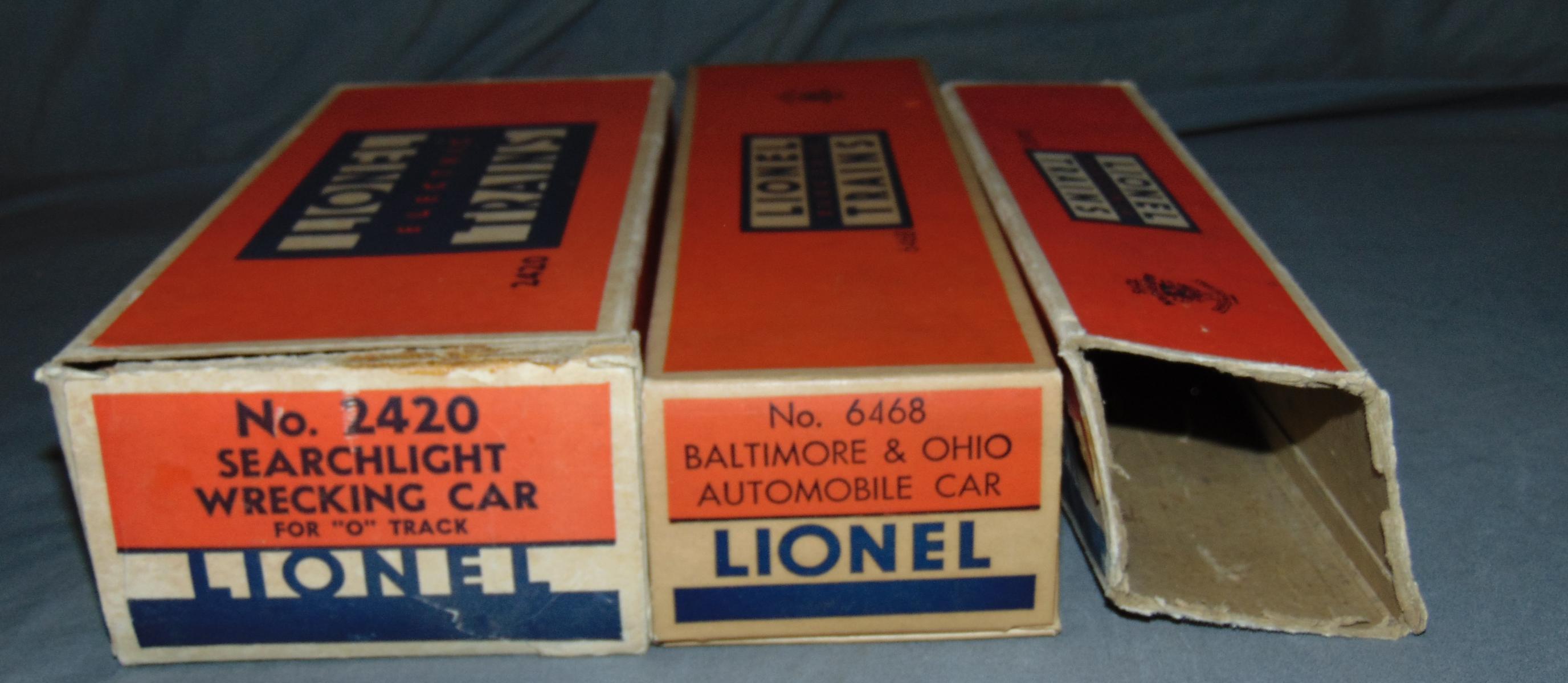 4 Nice Lionel Freight Cars, 3 Boxed