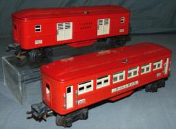 3 Clean Late Lionel 2600 Passenger Cars