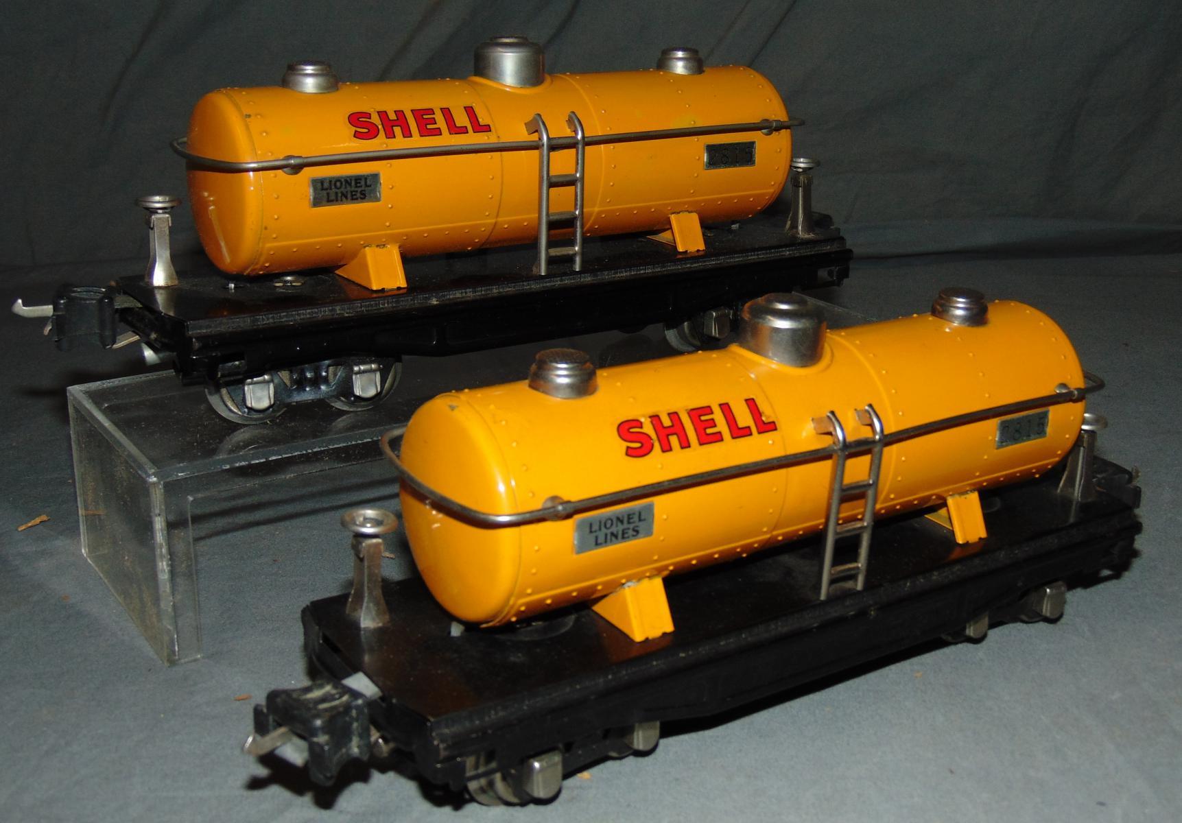 3 Clean Lionel 2815 Shell Tank Cars