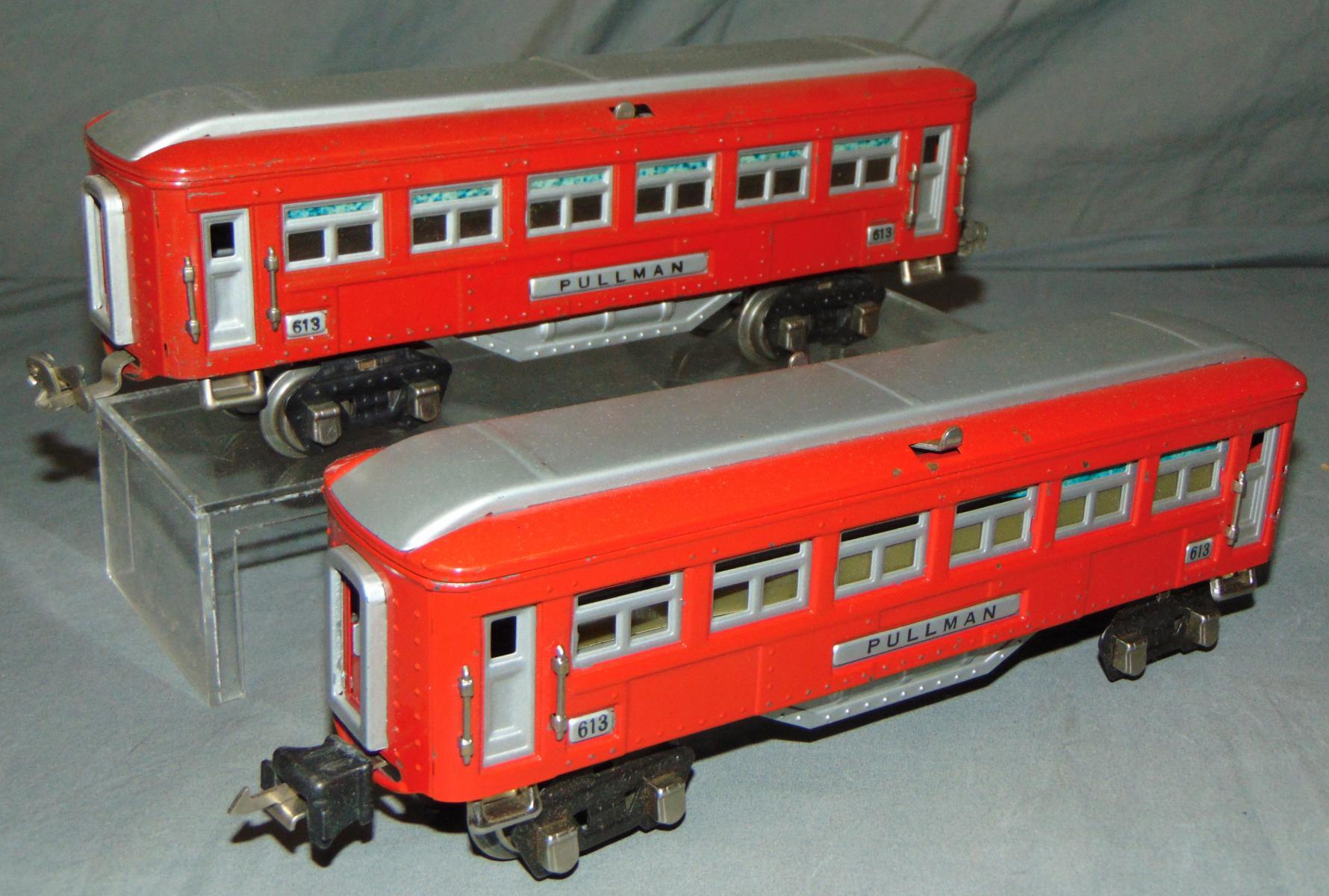 2 Boxed Scarce Lionel 613 Pullmans