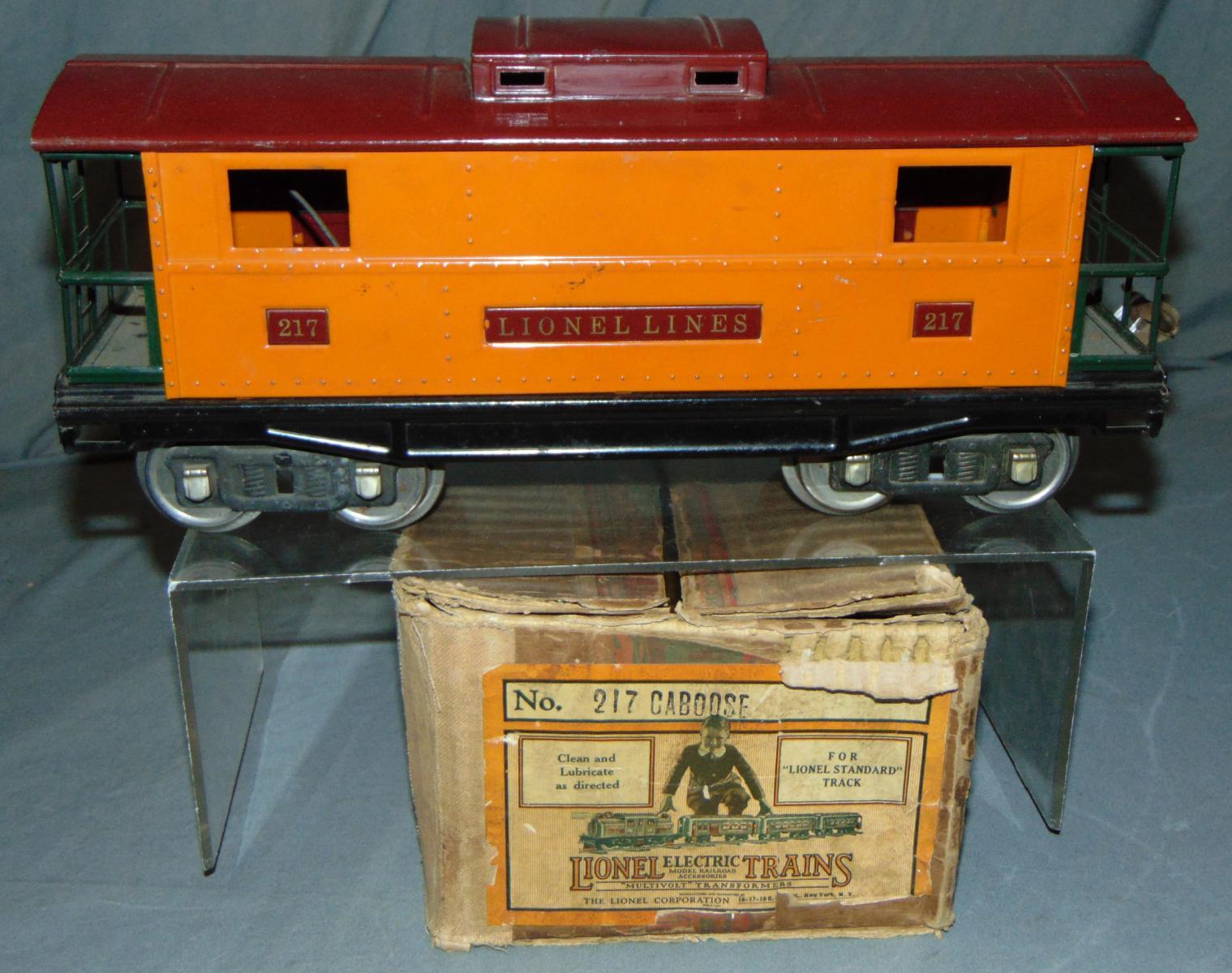 Clean Boxed Lionel ST GA 217 Caboose