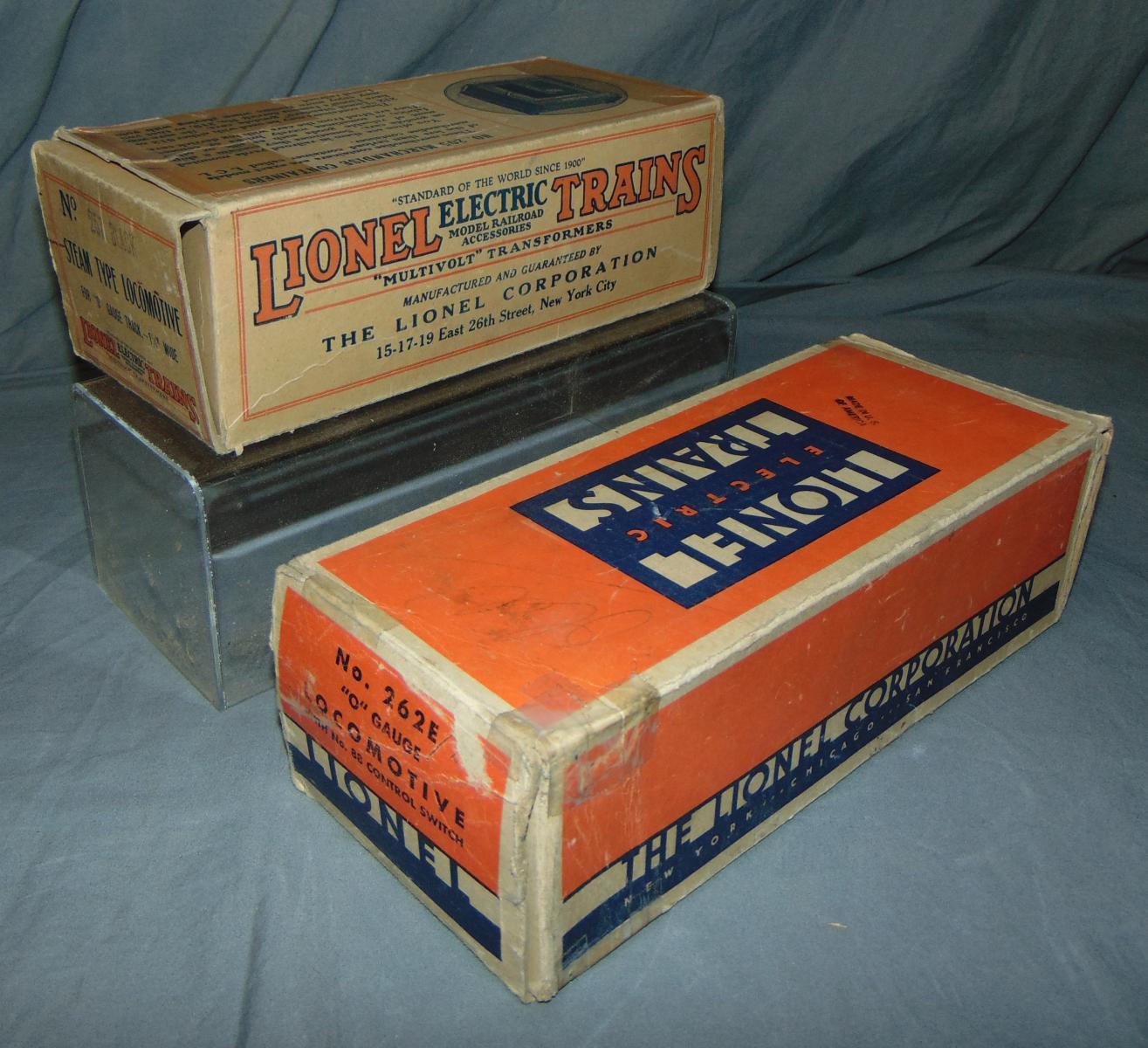 6 EMPTY Lionel O Ga Boxes