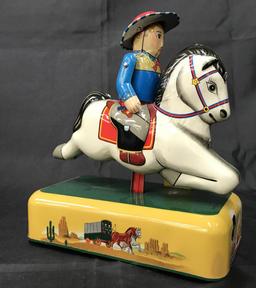 Battery Operated Galloping Savings Bank.