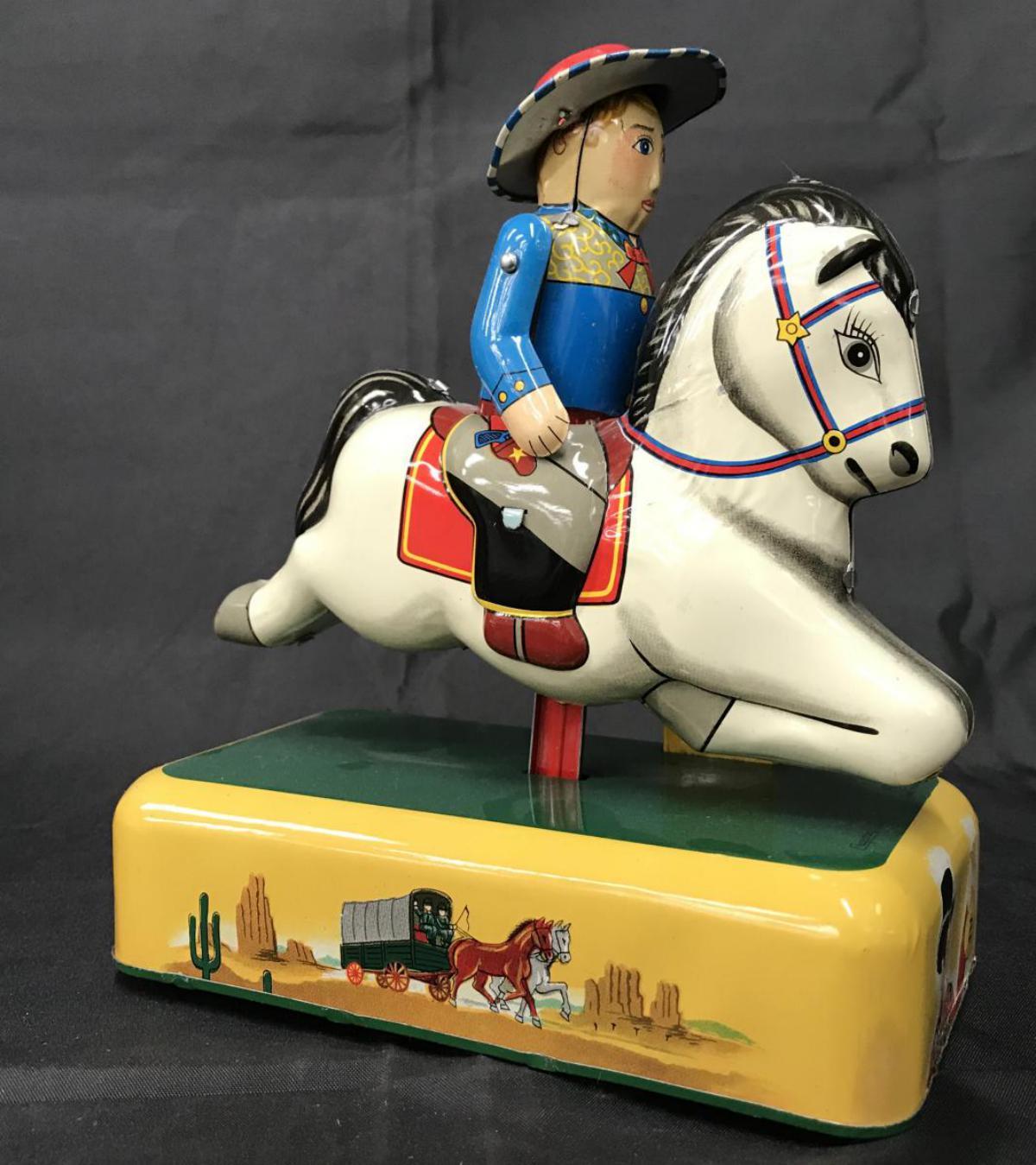 Battery Operated Galloping Savings Bank.