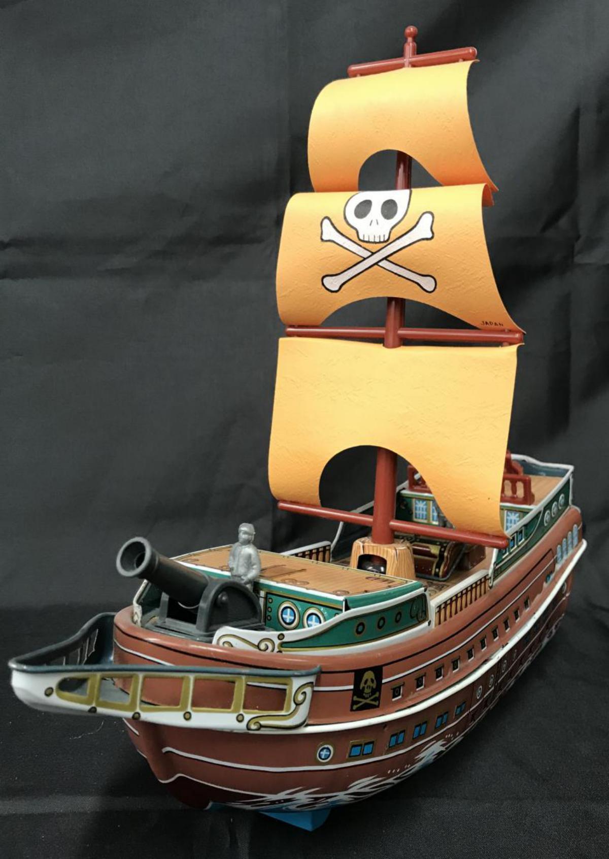 Battery Operated Pirate Ship. Boxed.