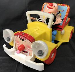 Battery Operated Comic Jumping Jeep.