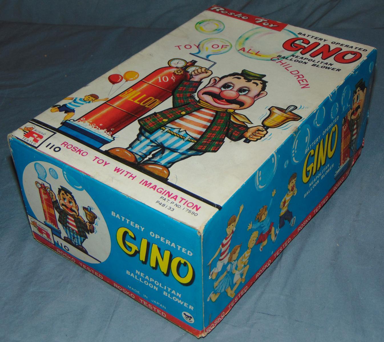 Boxed Battery Op Gino Neapolitan Balloon Blower