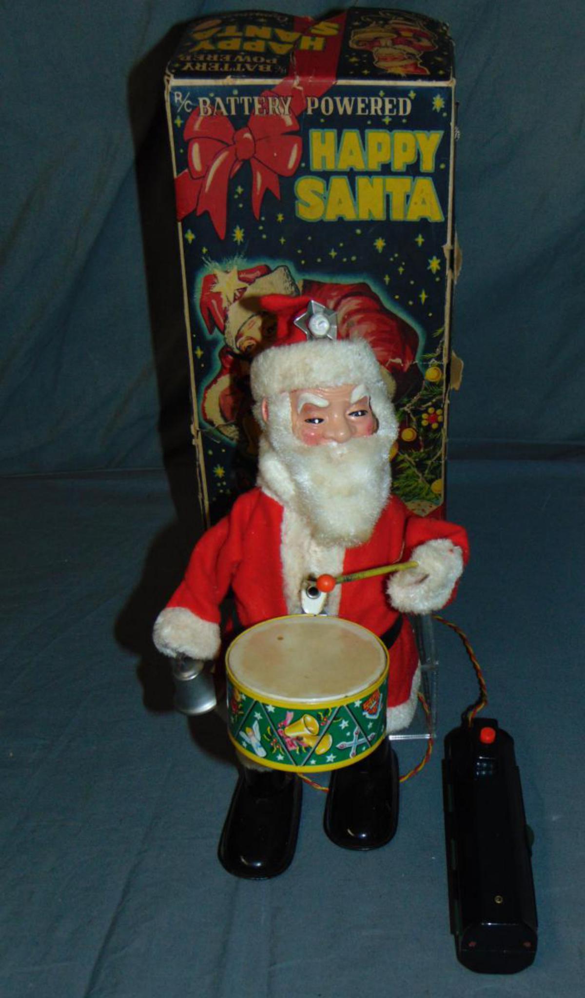 Boxed Battery Operated R/C Happy Santa