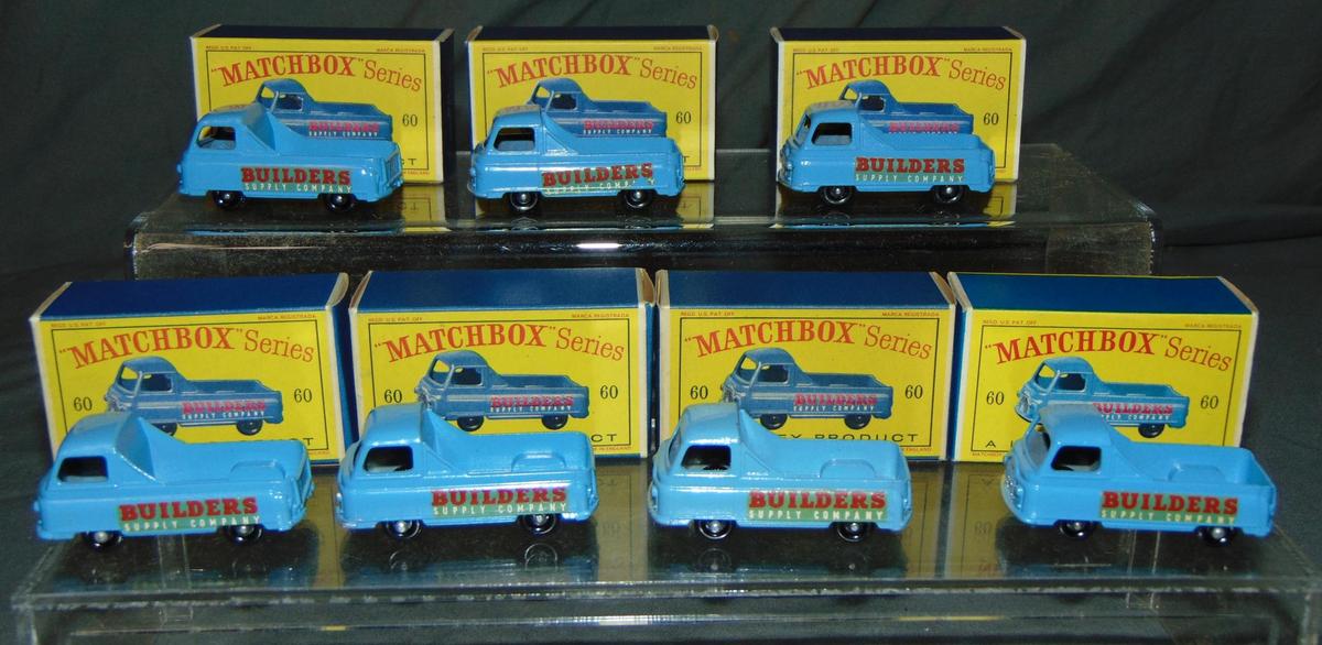 Matchbox Store Stock Lot of Seven.