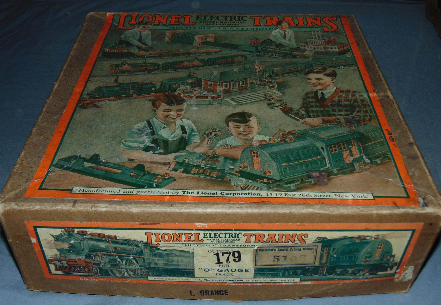 6 EMPTY Lionel Set Boxes