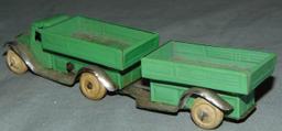 2Pc Tin Wind-up Vehicle Lot