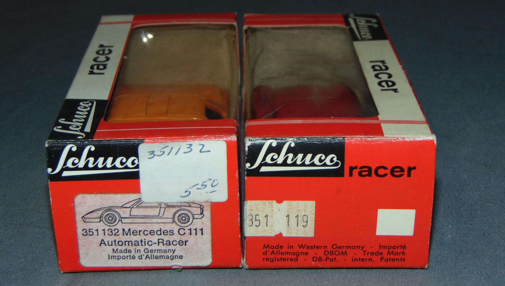 3 Boxed Schuco Racers