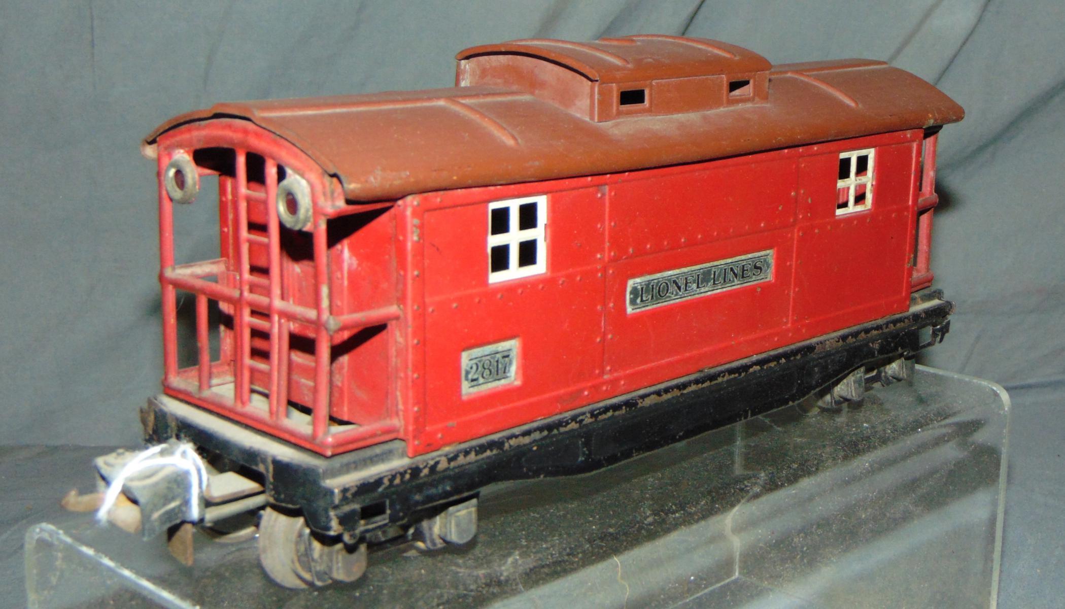 Scarce Late Lionel 2817 Plated Caboose