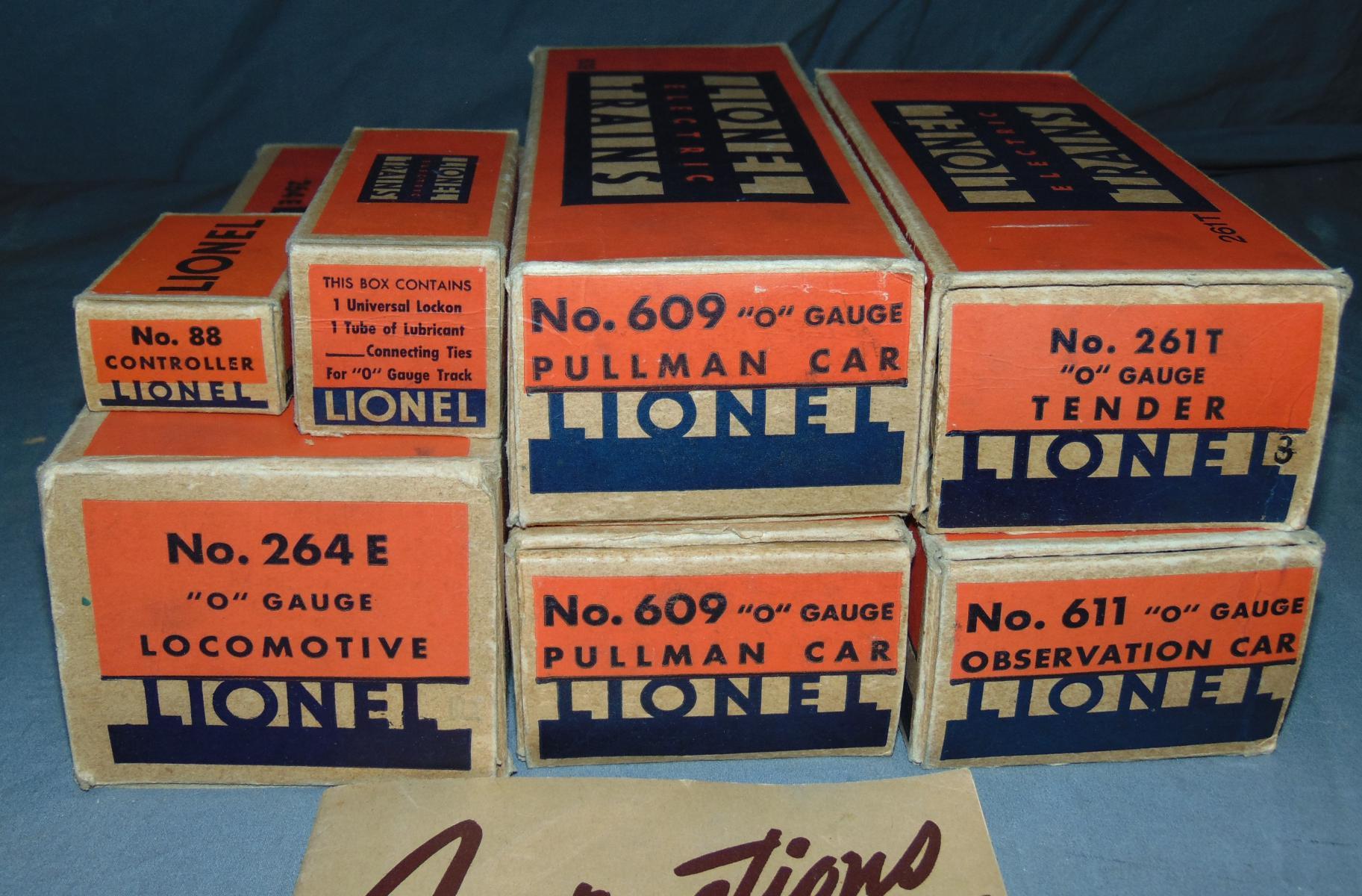 Partial Boxed Lionel/Sears Set 6500E