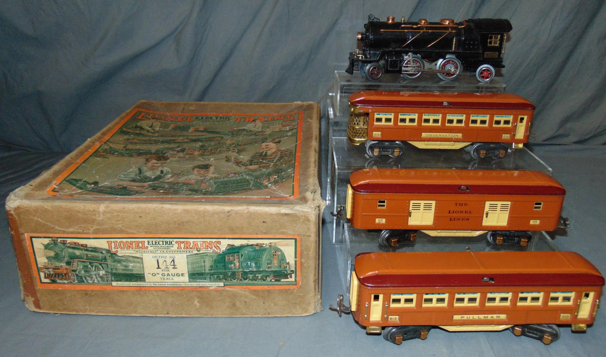 Partial Boxed Lionel Set 144