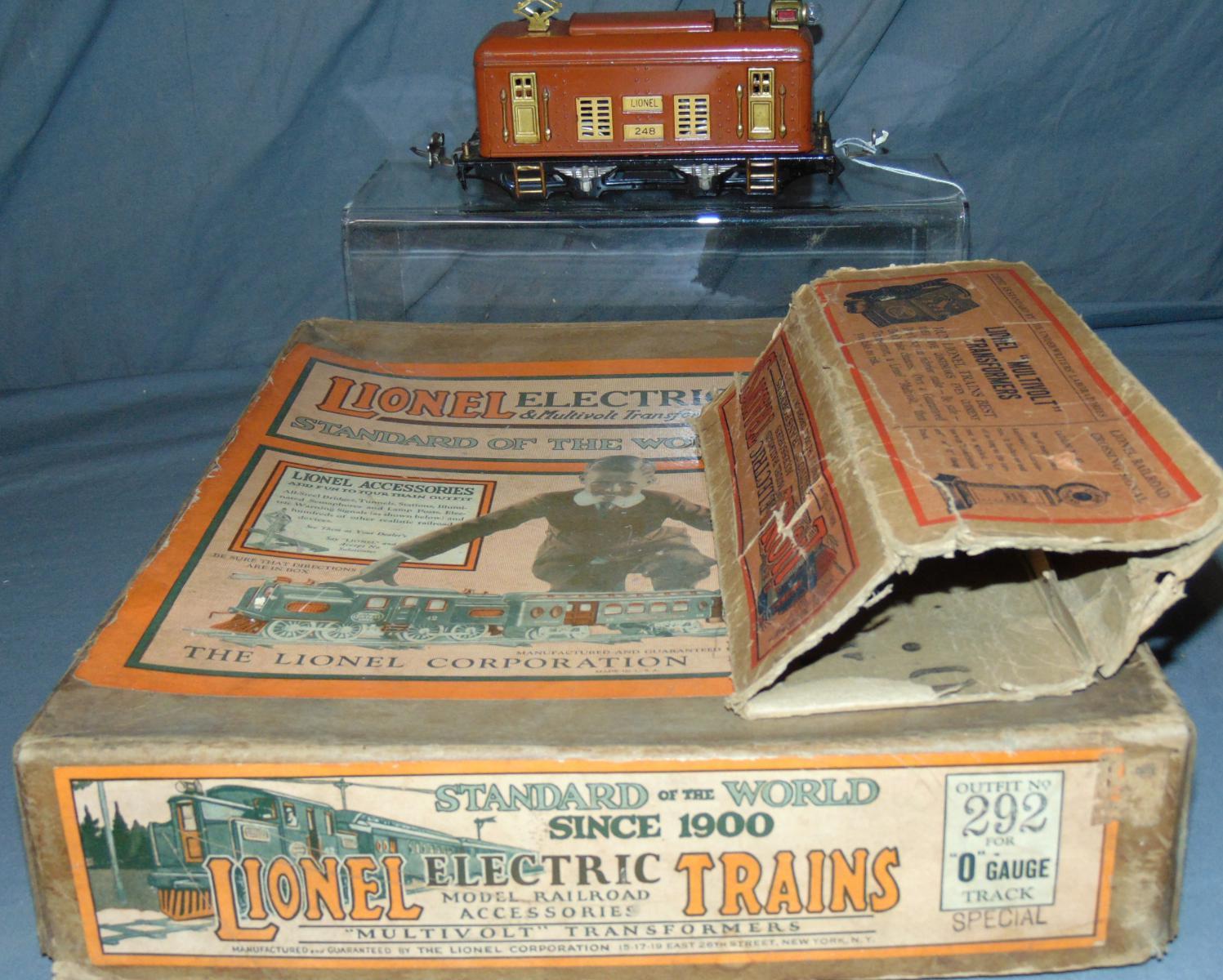 Unusual Partial Boxed Lionel Set 292 SPECIAL