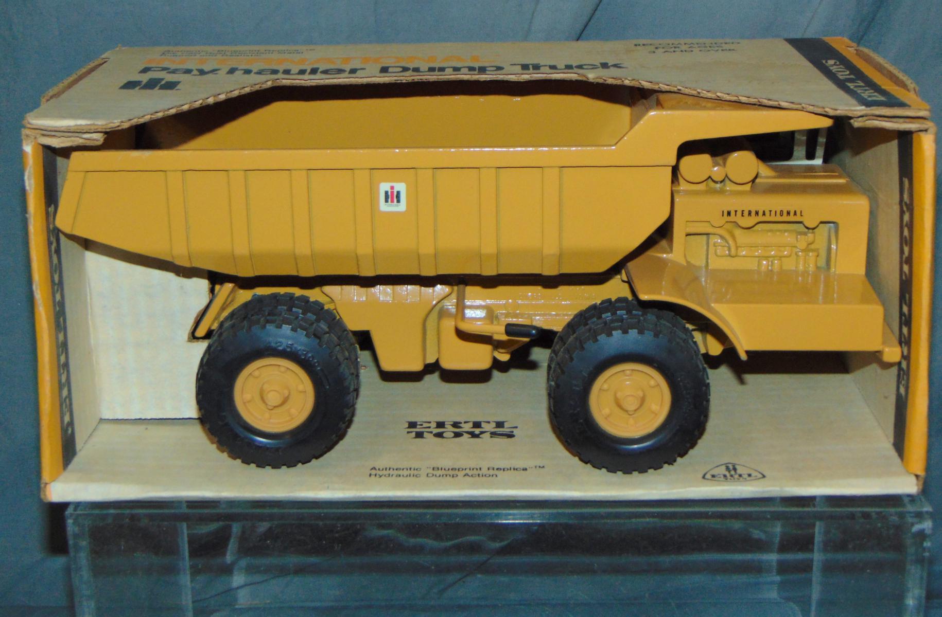 2 Scarce Boxed Ertl Construction Trucks