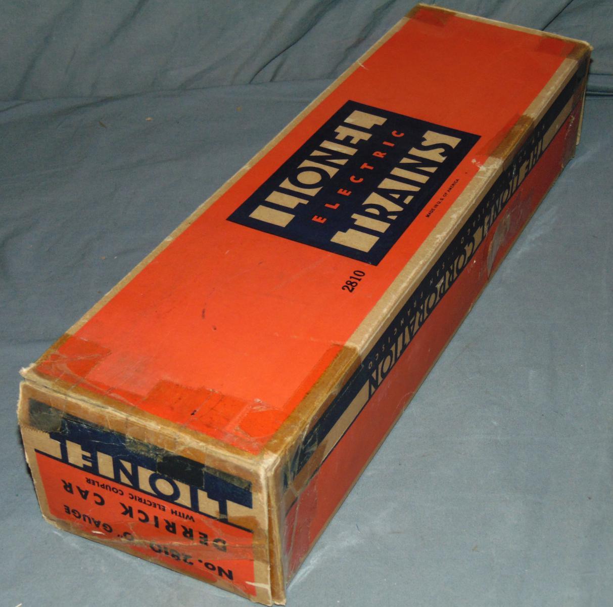 Super Boxed Lionel 2810 Crane