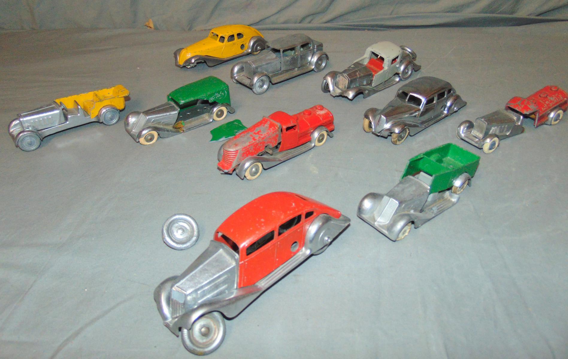 10 Pre War Solido Vehicles, TLC