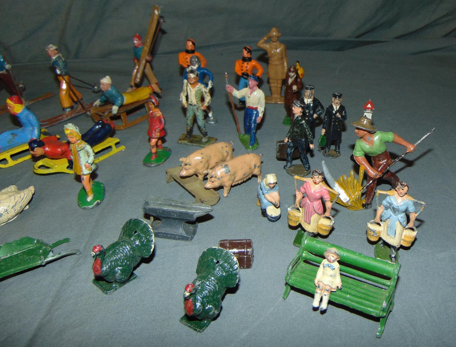 40+ Pc Lead Figures Lot