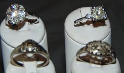 14kt White Gold Diamond Jewelry.
