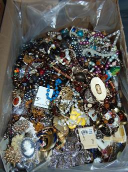 Estate Jewelry Lot in Two Cartons.