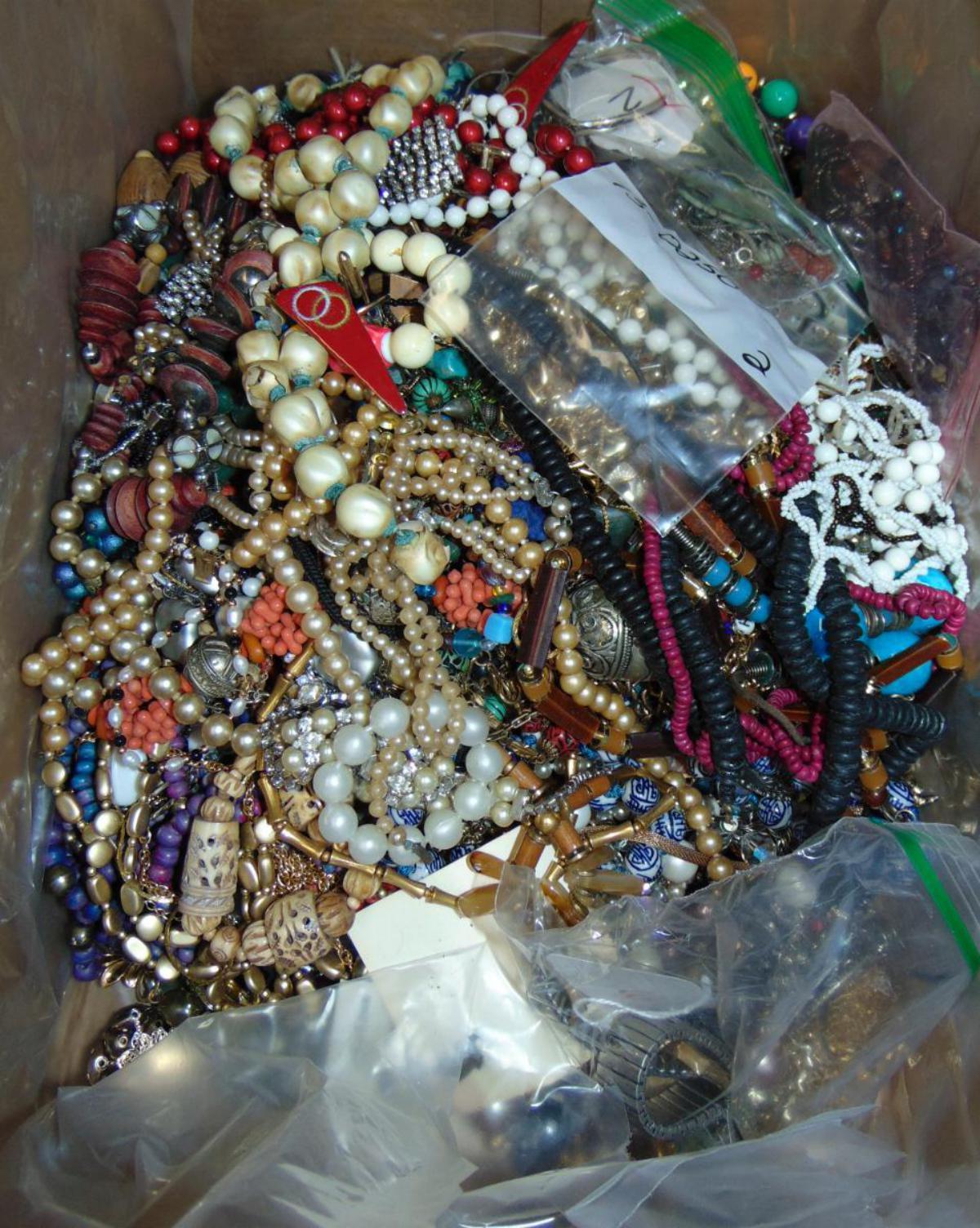 Estate Jewelry Lot in Two Cartons.