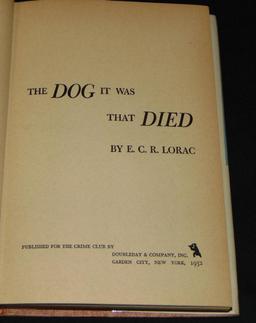 E. C. R. Lorac. Lot of (3) First Editions.