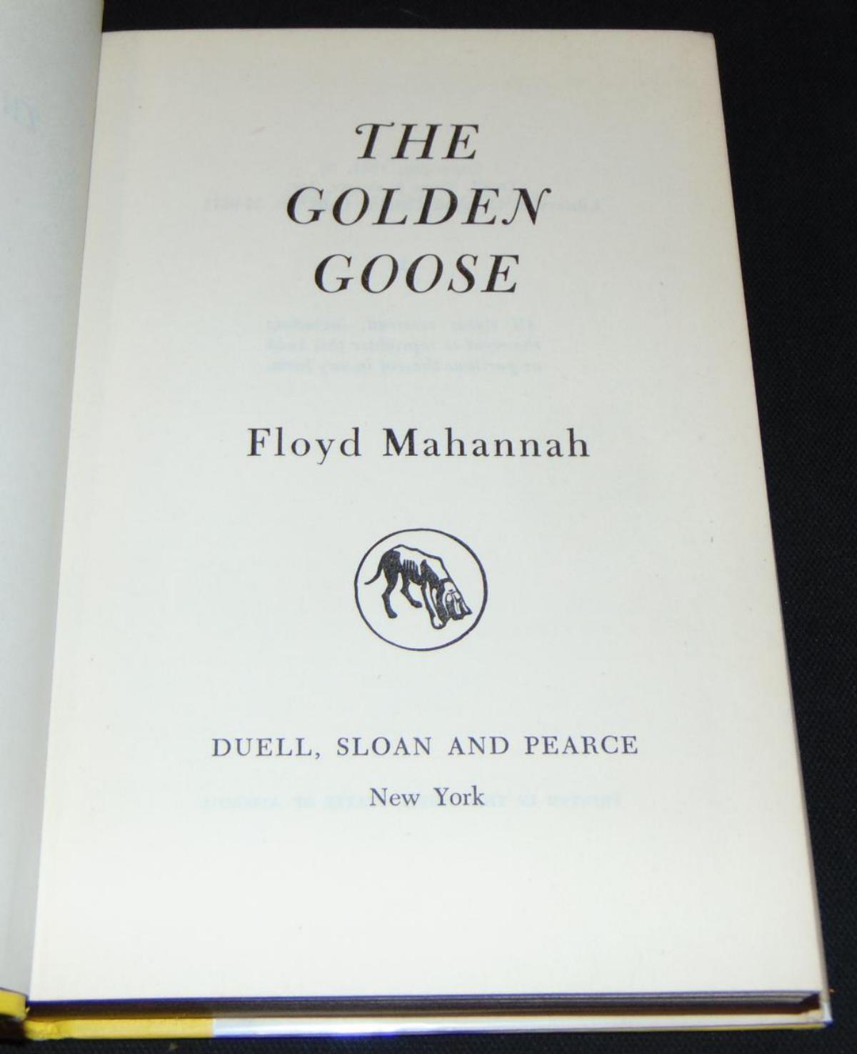 Floyd Mahannah. Lot of (3) 1st Editions.