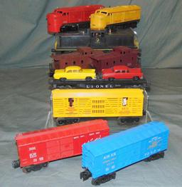 9pc Lionel Postwar Train Group