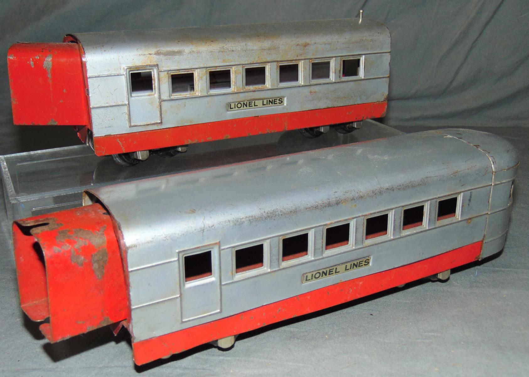 3pc Uncataloged Lionel Jr 1700 Streamliner