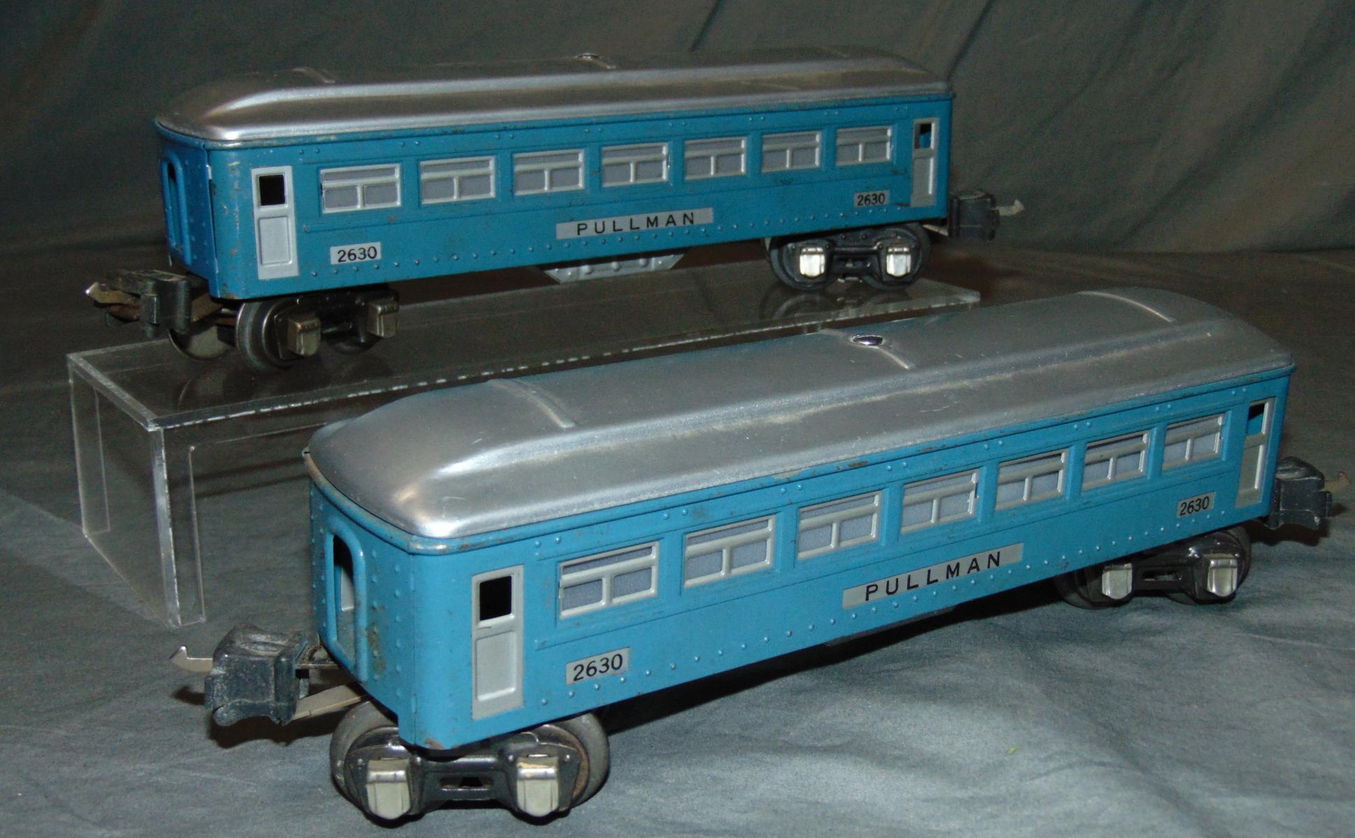 3 Lionel 2630 Passenger Cars