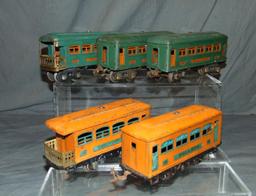 5 Lionel Prewar Passenger Cars