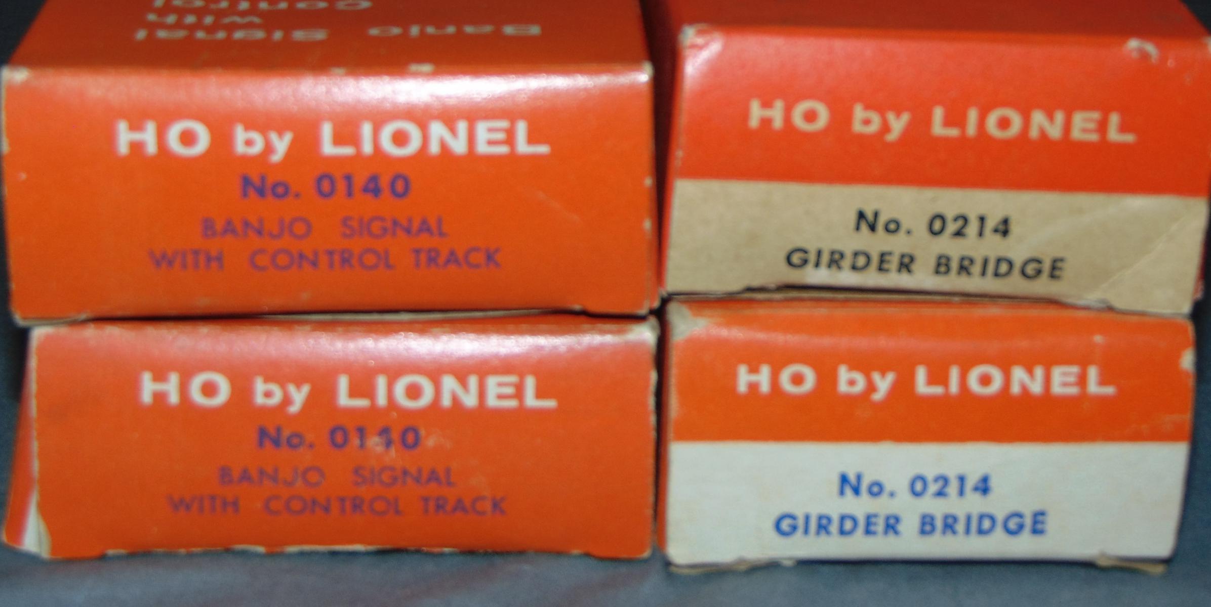 Boxed Lionel HO Accessories