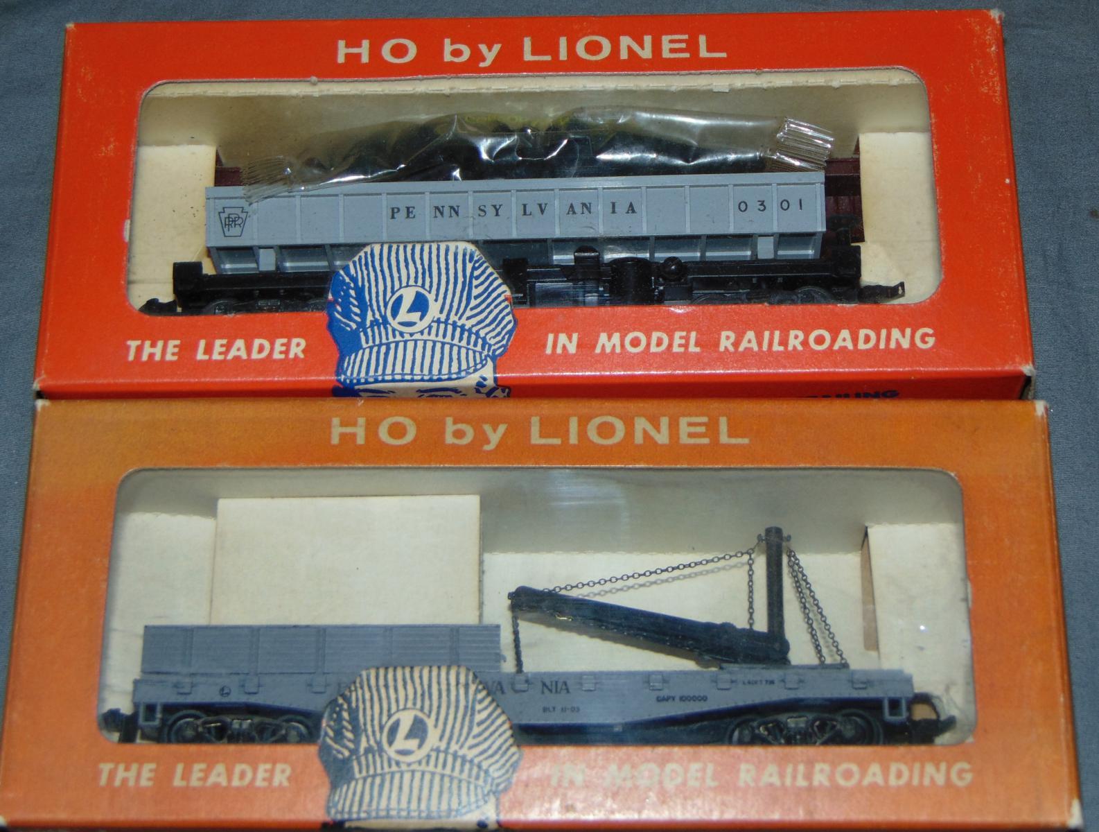 Boxed Lionel HO PRR Steam Freight Set