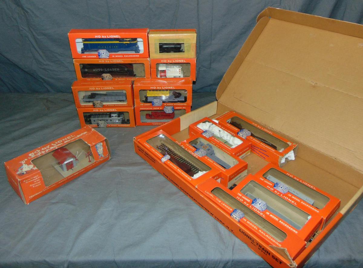 Large Lot Boxed Lionel HO